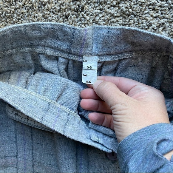 Vintage Knit Wool Button Down Skirt Sz Small - Picture 3 of 8